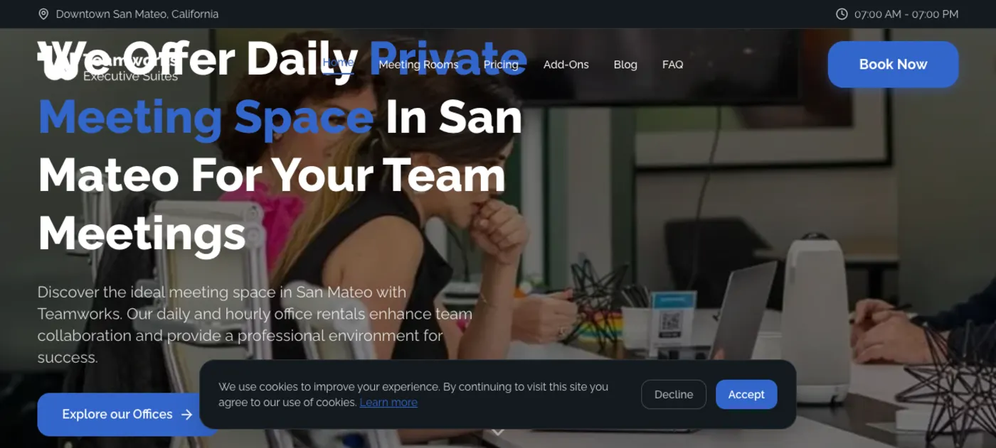 Teamworks Executive Suites screenshot